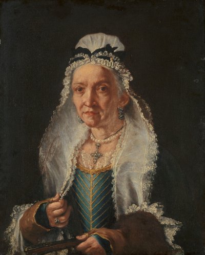 Retrato de una anciana de Vittore Ghislandi (circle of)