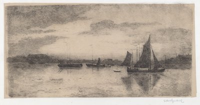 Anvers: Atardecer de Vittore Grubicy