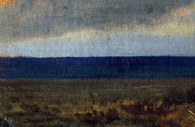 Cielo azul sobre el mar, de Vittorio Avondo (1836-1910) de Vittorio Avondo