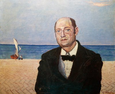 Retrato de Umberto Saba (seudónimo de Umberto Poli) de Vittorio Bolaffio