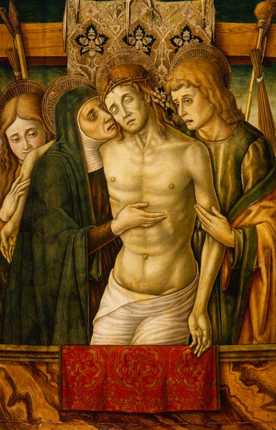 Lamentación (óleo sobre lienzo) de Vittorio Crivelli