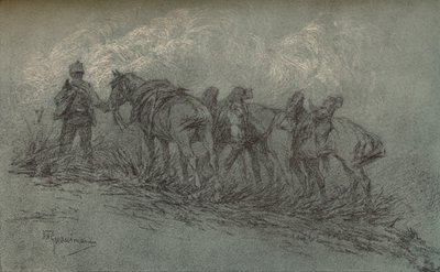 Estudio a tiza por Vittorio Guaccimanni, c1900 de Vittorio Guaccimanni