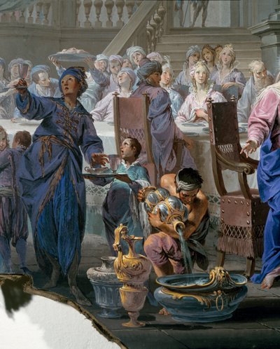 Bodas de Caná (detalle) de Vittorio Maria Bigari