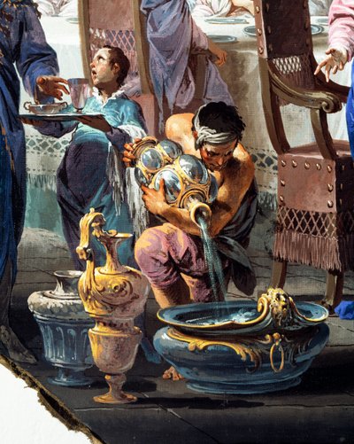 Bodas de Caná, Detalle de Vittorio Maria Bigari