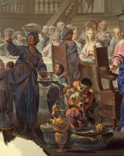 Boda en Caná (detalle) de Vittorio Maria Bigari