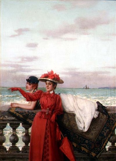 Soñadores (uno de un par) de Vittorio Matteo Corcos