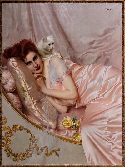 En el sofá de Vittorio Matteo Corcos