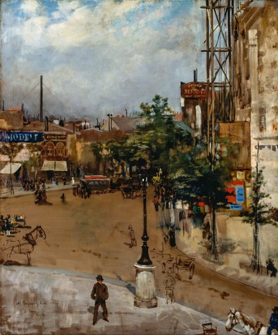 Calle parisina de Vittorio Matteo Corcos