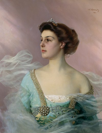 Retrato de una joven de Vittorio Matteo Corcos