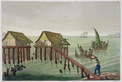 Habitaciones de la Tribu Papu, Rawak, lámina 22 de 