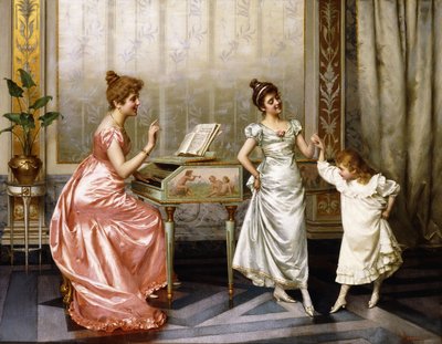 La lección de baile de Vittorio Reggianini