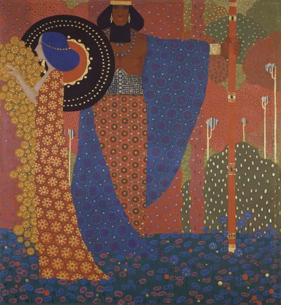 Princesa y Guerrera de Vittorio Zecchin