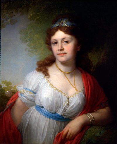 Retrato de Elisabeth Temkina de Vladimir Borovikovsky