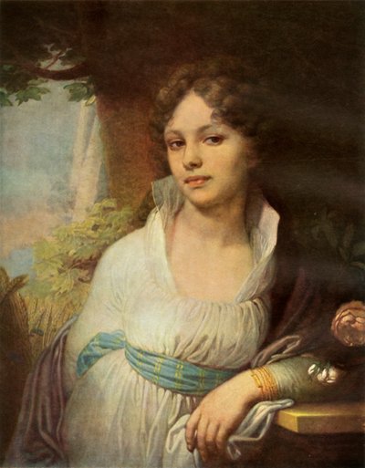 Retrato de Maria Ivanovna Lopukhina de Vladimir Borovikovsky