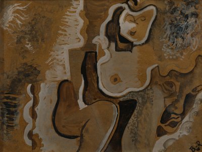Composición abstracta, c. 1913 de Daniel Vladimir Baranoff Rossine