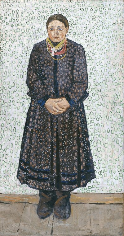 Campesina ucraniana, 1910-1911 de Vladimir Davidovich Burliuk