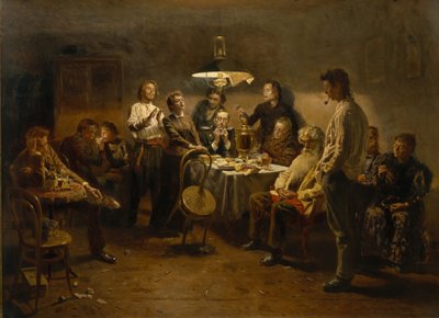 Una noche de convivencia, 1875-1897 de Vladimir Egorovic Makovsky
