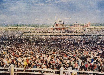Campo de Khodynka el 18 de mayo de 1896, 1899 de Vladimir Egorovic Makovsky