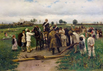 Pago de un rescate por la novia de Vladimir Egorovic Makovsky