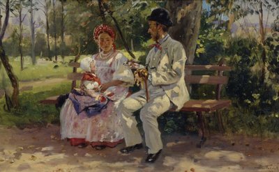 En el bulevar, 1894 de Vladimir Egorovic Makovsky