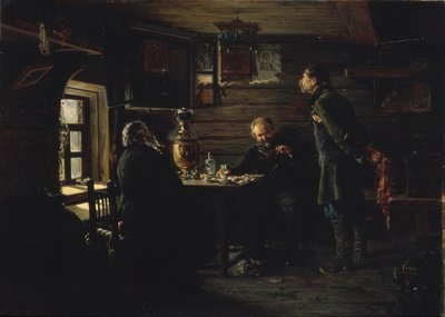 Los Amantes del Ruiseñor, 1872-1873 de Vladimir Egorovic Makovsky