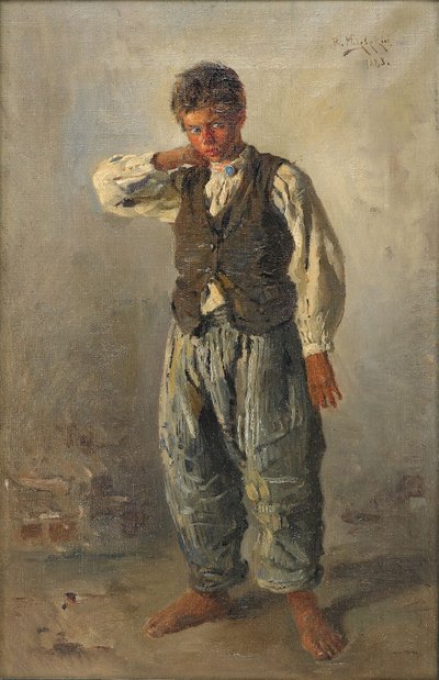 El joven pilluelo, 1883 de Vladimir Egorovic Makovsky