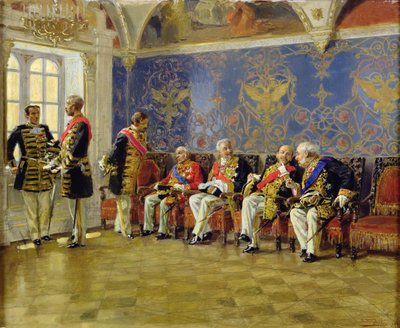 Esperando una audiencia, 1904 de Vladimir Egorovic Makovsky