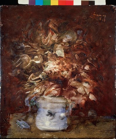 Bouquet de fleurs (Ramo de flores), c.1940 (óleo sobre tabla) de Vladimir Evgrafovich Tatlin