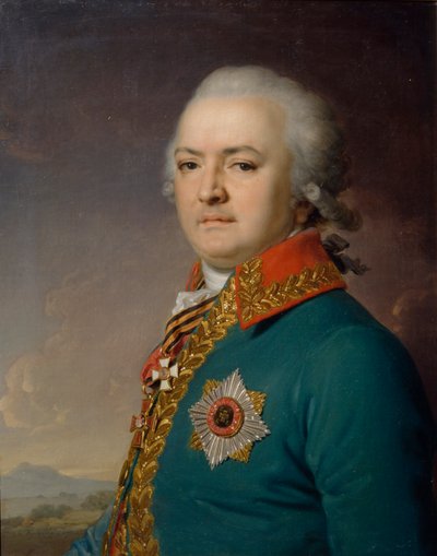 Retrato de Alexander Vasilyevich Polikarpov 1753-1811, 1796 de Vladimir Lukich Borovikovsky