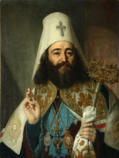 Retrato del Catholicos-Patriarca de Toda Georgia Anton II 1788-1811, 1811 de Vladimir Lukich Borovikovsky
