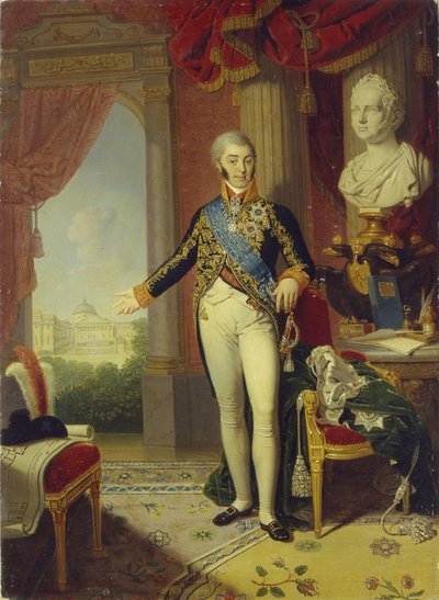 Retrato del Conde Nikolai Petrovich Sheremetev 1751-1809, 1819 de Vladimir Lukich Borovikovsky