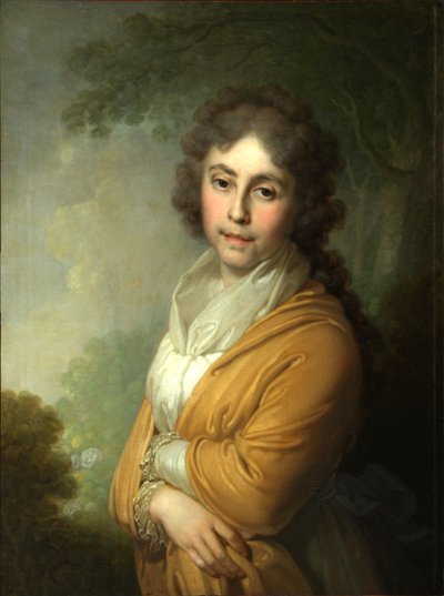 Retrato de la Condesa Natalia Ivanovna Kurakina, 1795 de Vladimir Lukich Borovikovsky