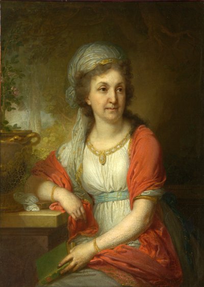 Retrato de la condesa Yekaterina Alexeyevna Musina-Pushkina, 1797 de Vladimir Lukich Borovikovsky