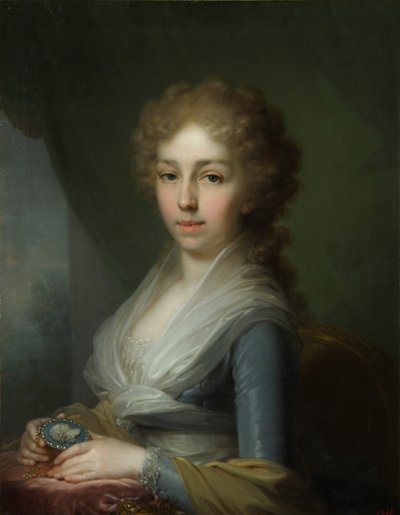 Retrato de la Gran Duquesa Isabel Alexeievna 1779-1826, 1795 de Vladimir Lukich Borovikovsky