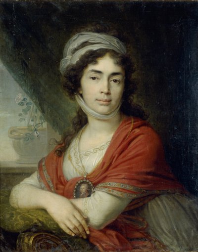 Retrato de María Marfa Dmitrievna Dunina, de soltera Norova, 1799 de Vladimir Lukich Borovikovsky
