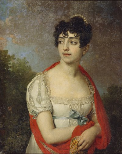 Retrato de la Princesa María Fyodorovna Baryatinskaya, 1807 de Vladimir Lukich Borovikovsky