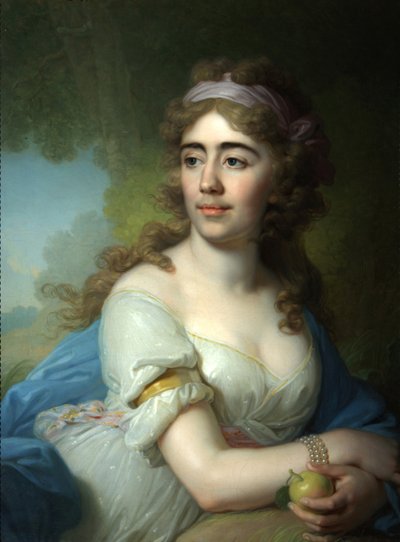 Retrato de Skobeyeva, 1790s de Vladimir Lukich Borovikovsky
