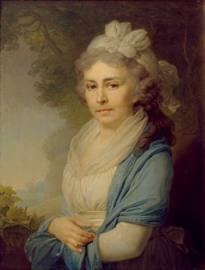 Retrato de Yelizaveta Ivanovna Neklyudova 1773-1796, nacida Levashova, 1798 de Vladimir Lukich Borovikovsky
