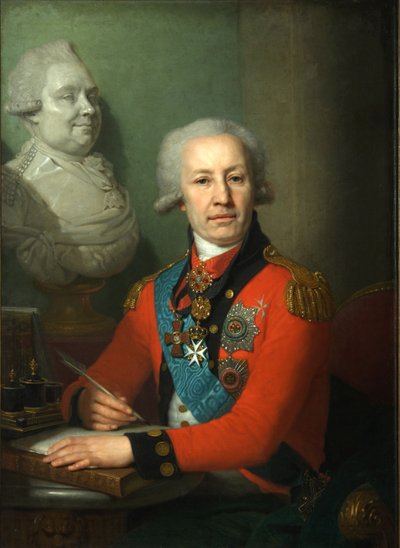 Retrato del barón Alexei Vasilyev, 1800 de Vladimir Lukich Borovikovsky
