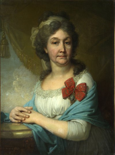 Retrato de la baronesa Varvara Vasilyeva, 1800 de Vladimir Lukich Borovikovsky