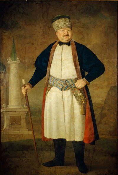 Retrato de Pavel Yakovlevich Rudenko de Vladimir Lukich Borovikovsky
