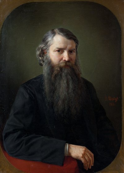 Retrato de Ivan Yegorovich Zabelin 1820-1908, 1871 de Vladimir Ossipovitch Sherwood