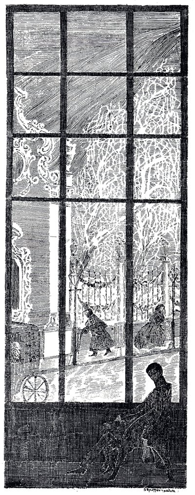Ilustración para La Ronda de las Estaciones de K. Balmont, 1907 de Vladimir Petrovich Drittenpreis