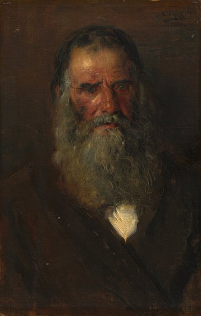 Estudio de la cabeza de un anciano de Vladimir Yegorovich Makovski