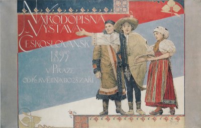 Póster para la Exposición Etnográfica, 1894 de Vojtech Hynais