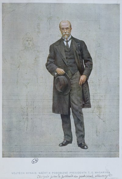 Thomas Garrigue Masaryk (1850-1937) de Vojtech Hynais