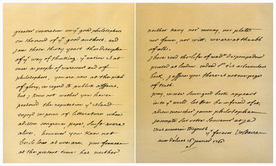 Carta de François Marie Arouet de Voltaire a George Keat, 16 de enero de 1760 de Voltaire