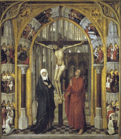 Tríptico de la redención: La crucifixión de Vrancke van der Stockt
