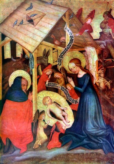Adoración del Niño, después de 1430 de Vyssi Brod Master of the Carrying