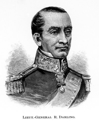 General Sir Ralph Darling, soldado británico y gobernador colonial, 1886 de WA Hirschmann